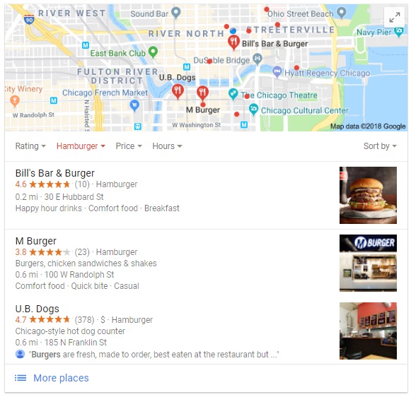 Local Burger Search