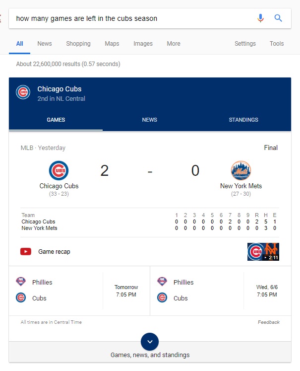Cubs Search