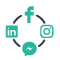 Social Media Extensive Experience Icon