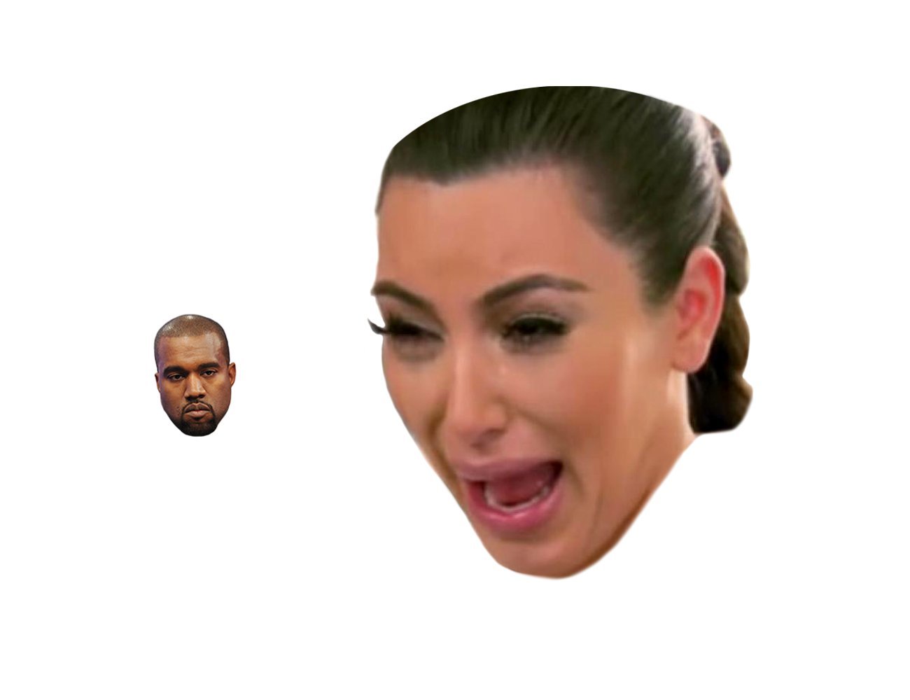 Kim Kardashian, Kanye West, Visual Hierarchy